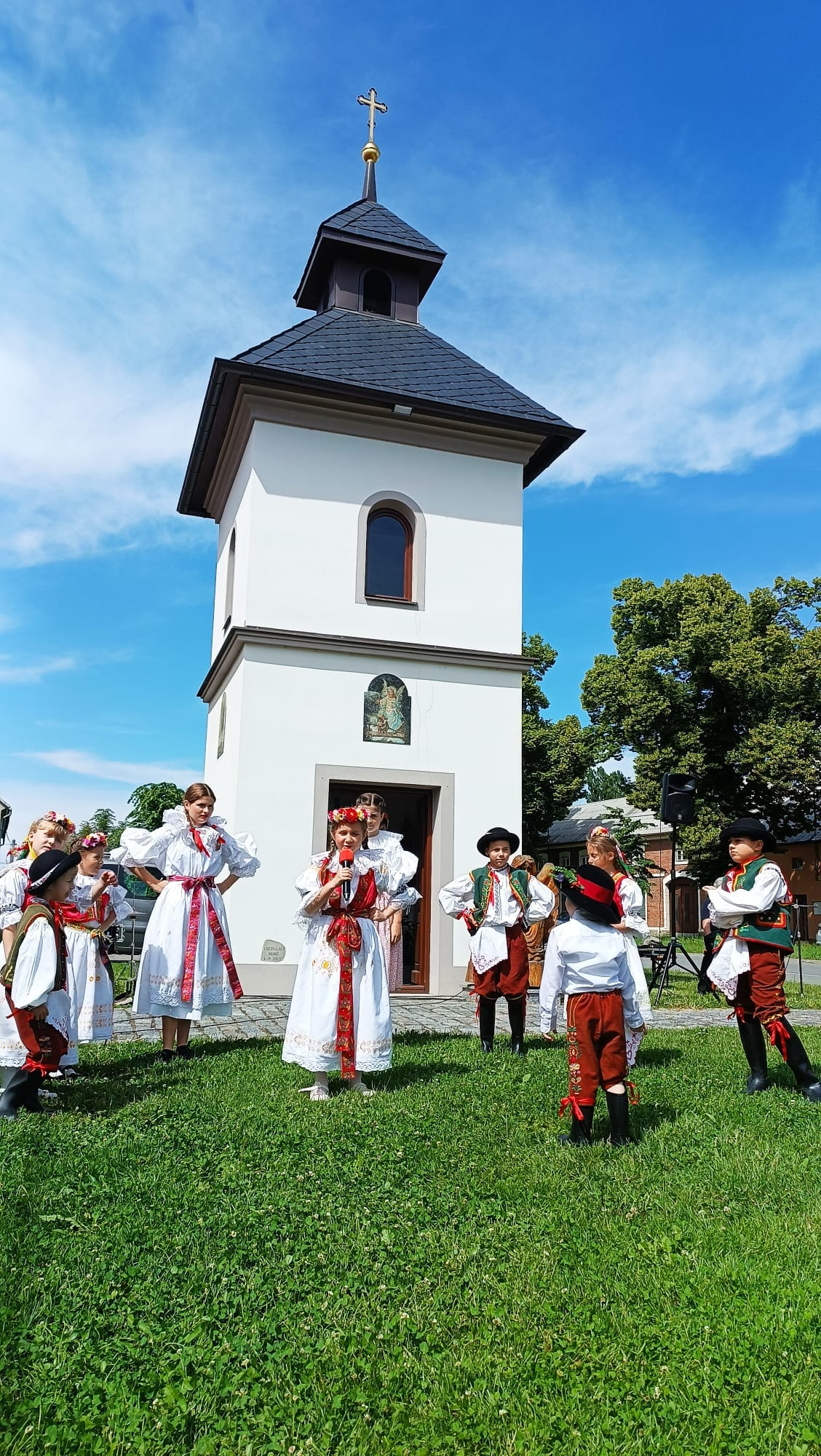 Hanáček na kácení máje ve Všetulích